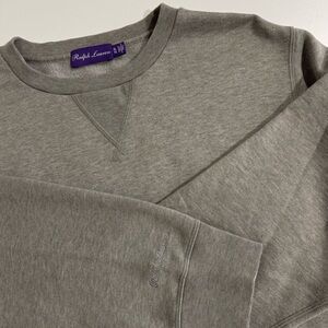 Ralph Lauren Purple Label Madison Fleece Pullover Crewneck Size XL Cotton Blend